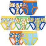 Blippi Boys Toddler 100% Combed Cotton Underwear Briefs Multipacks in Sizes 2/3T and 4T, 7-Pack Blippi, 2-3 Years