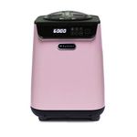 Whynter Ice Cream Maker Machine Automatic 1.28 Qt Upright with Built-in Compressor, LCD Digital Display & Timer, No Pre-Freezing, ICM-128BPS, Black/Pink