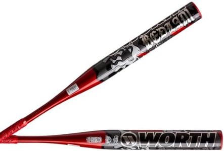 Worth | 2025 | Bedlam Slowpitch Softball Bat | USSSA | 13" Barrel | Balanced | 1-Piece | 26 oz
