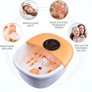 Hangsun Large Foot Spa Massager – Heated Bath with Bubbles