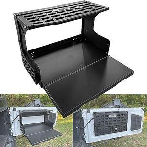 Broaddict Rear Door Tailgate Table and Molle Panel Fit for 2021 2022 2023 2024 2025 Ford Bronco 2/4 Door