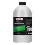 U.S. Art Supply Professional High Gloss Varnish, 32 oz (Quart) - Acrylic Medium, Clear Permanent Protective Finish for Paintings & Artwork, Apply Over Dry Acrylic Paint - Glossy Shine, UV Protection