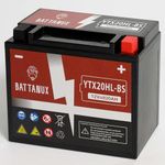 Battanux YTX20HL-BS Gel Motorcycle 