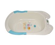 Baby Bucket A+B Baby Bath Tub with Soap Case Modal No. 1836 (Blue)