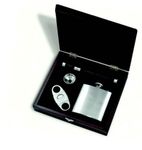 Flask and Cigar Gift Set