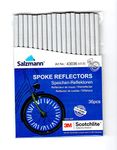 Salzmann 3M Scotchlite Hi Vis Spoke Reflector Bicycle Clips - 36 Pack