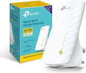 TP-Link WiFi Extender Booster, Dual Band AC750 Mbps WiFi Range Extender Repeater, Internet Booster with Ethernet Port, Ultraxtend Coverage App Control Easy Setup, UK Plug (RE220)