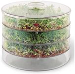 Rapunzel BioSnacky Large Germinator | 3-tiers | Consistent Supply of Sprouts | Dishwasher Safe | Approx. 20.5x15cm