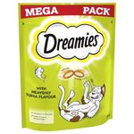 Dreamies Mega Pack Cat Treats, Tasty Snacks with Delicious Tuna, 6 Pouches of 200 g