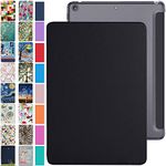 DuraSafe Cases for iPad 9.7 Inch Air 1st Generation [ Air 1 2013 ] A1474 A1475 A1476 MD785LL/B MD788LL/B MD786LL/B Trifold PC Lightweight Smart PU Leather Protective Hard Back Cover - Black