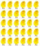 REDSTAR Pack of 30 Yellow Easter Mini Chenille Chicks Fluffy Plush Cute Decorations Children's Easter Bonnet Easter Egg Hunt Arts & Crafts Home Decor Cake Toppers