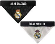 MLS Real Madrid Reversible Bandana for Dogs & Cats. Cutest Pet Bandana Scarf Bib Apron for Soccer Fans, Team Color, Size: Small/Medium