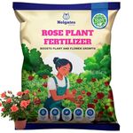 Nelgates Premium Organic Rose plant fertilizer,flower booster for home garden flower fertilizer for rose plants (500, Grams)