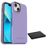 OtterBox Symmetry Series Case for iPhone 13 (Only) - with Cleaning Cloth - Non Retail Packaging - Reset Purple