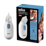 Braun Nasal Aspirator – Quickly and Gently Clear Stuffed Infant Noses, Toddler and Baby Nasal Aspirator with Two Adjustable Nasal Tips and Two Suction Levels
