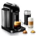 Nespresso Vertuo Coffee and Espresso Machine by Breville with Aeroccino, Black