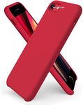 REALCASE Back Cover for iPhone 6 Plus / 6s Plus | Liquid Silicone Gel Rubber | Full Protective Case Back Cover Designed for iPhone 6 Plus / 6s Plus (S-Red)