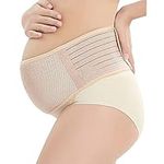 Maternity Belt, Belly Band for Pregnancy, Comfortable Back and Pelvic Postpartum belly wrap Support - Adjustable waist trainer for women