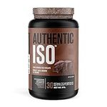 Jacked Factory Authentic ISO Grass Fed Whey Protein Isolate Powder - Low Carb, Non-GMO Muscle Building Protein w/No Fillers, Post Workout Recovery - 30 Servings, Chocolate