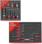 TOPEX 16-piece Socket Adaptor& Extension Bar Set