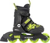 K2 Youth Raider Adjustable Inline Skates- Black_Lime / 4-8