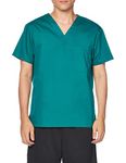 CHEROKEE Men's signature medical scrubs shirts, Hunter, M UK