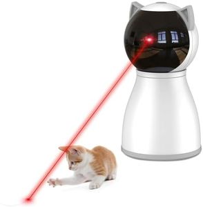 YVE LIFE Laser Cat Toys for Indoor Cats,The 4th Generation Real Random Trajectory Motion Activated Rechargeable Automatic Cat Laser Toy,Interactive Cat Toys for Bored Indoor Adult Cats/Kittens/Dogs