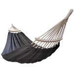 GOCAN Double Hammock 2 Person Extra Large 220x150cm Total Length 330cm Load 500lb Canvas Cotton Hammock for Patio Porch Garden Backyard Lounging Outdoor and Indoor with Removable Spreader bar