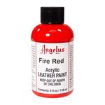 Angelus Leather Paint 4 Oz Fire Red