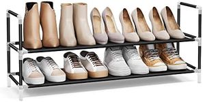 SONGMICS 2-Tier Shoe Rack, Shoe Sto