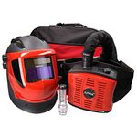 Airfed Auto Darkening Welding & Grinding Flip Mask Helmet System Weltek