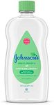 Johnson's Baby Oil, Mineral Oil Enr