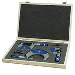 Moore and Wright 0-75mm Metric External Micrometer set MW215-01BL