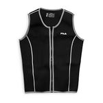 FILA Accessories Men's Sauna Vest - Neoprene Sweat Suit Zipper Tank Top Hot Slimming Body Shaper