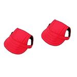 Ipetboom 2pcs Dog Sun Cap Pet Dog U