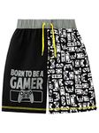 Harry Bear Boys Gaming Swim Shorts Black Age 12 to 13 Years