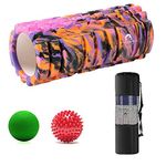 Bodylastics 33cms Foam Roller for Deep Tissue Massage, Relief from Sore Muscles Pain, Pre & Post Exercise Fitness Workout Sessions