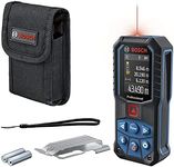 Bosch Professional Laser-Entfernungsmesser GLM 50-27 C + Gürtelclip (Reichweite: bis 50 m, robust, IP65, Bluetooth-Datenübertragung, 2 AA-Batterien, Schlaufe, Tasche) - Amazon Edition