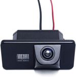 Waterproof Backup Reversing Camera License Plate Rear View Parking System with 170 Degree Viewing Angle for E39 E46 E82 E88 E90 E91 E92 M3 E60 E61 E70 X1 X3 X5 X6 (Model 0358=59 mm Clip size)