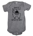 It's Your Day Clothing Auntie's You Say Alpaca My Bags Baby Bodysuit (Newborn) Heather Gray