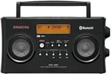 Sangean DPR-26BT DAB+ Radio - Portable Bluetooth Speaker - FM and AUX-in - Black