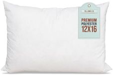 Pillowflex 12x16PC Pillow Form Insert, Machine Washable (12-Inch by 16-Inch)