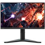 Lenovo G-Series 68.6 cm (27 inch) QHD IPS Gaming Monitor | 165Hz, 1ms, NVIDIA G-Sync Compatible, Artery, 1.07 Billion Colours, 400 nits, HDMI, DP, Height Adjust Stand, TUV Eye Comfort - G27q-20