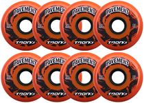 TronX Outdoor Pavement Asphalt Hilo 4-76MM/4-80MM 85A Inline Roller Hockey Wheels 8 Pack