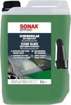 SONAX Clear Glass Spray 5Ltr | Premium Cleaning Liquid | Scratch-Free Formula | Remove Insects, Oil, Dirt & Residues | Ideal for Vehicles & Household | Lemon Fresh Scent | (Art.No.03385050)