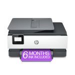 HP OfficeJet 8015e All-in-One Wireless Color Printer for Home Office, with Bonus 6 Months Free Instant Ink with HP+, Works with Alexa (228F5A) Grey