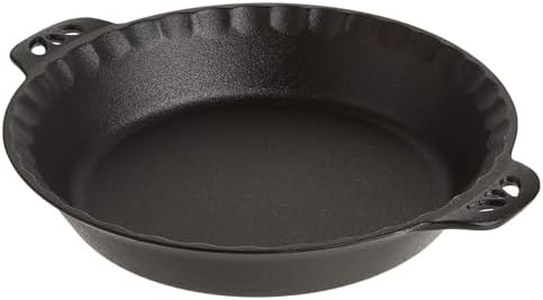 Camp Chef True Seasoned Cast Iron Pie Pan 10",Black