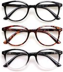 3 Pack Reading Glasses Spring Hinge