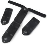 Gruv Gear NanoMat – Drum Rug, Drum Mat, Sound Proof Rug, Soundproof Floor, Carpet, Non Slip, Compact Foldable Carpet for Kick & Hi-Hat Pedals - Black/Double Pedal