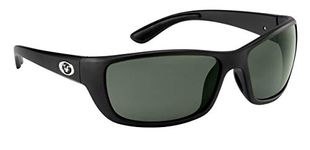 Flying Fisherman Cay Sal Polarized Sunglasses with Matte Black Frames, Smoke Lenses